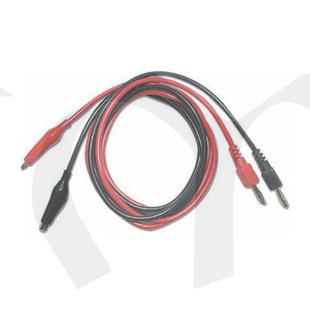 Šňůra měřící s banánky a krokosvorkami, 80cm