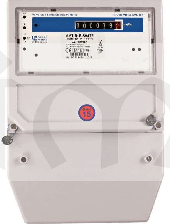 Elektroměr B1E-SA4TE 0,25-100A přímý, CZ úředně ověřený